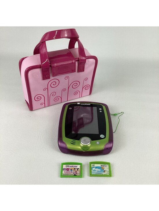 Leapfrog Other - Lea Frog Leap Pad 2 Electronic Learning System Pink Fashion Handbag Carry Case